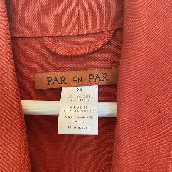 Par en Par convertible wrap dress in Rust XS - Picture 7 of 8